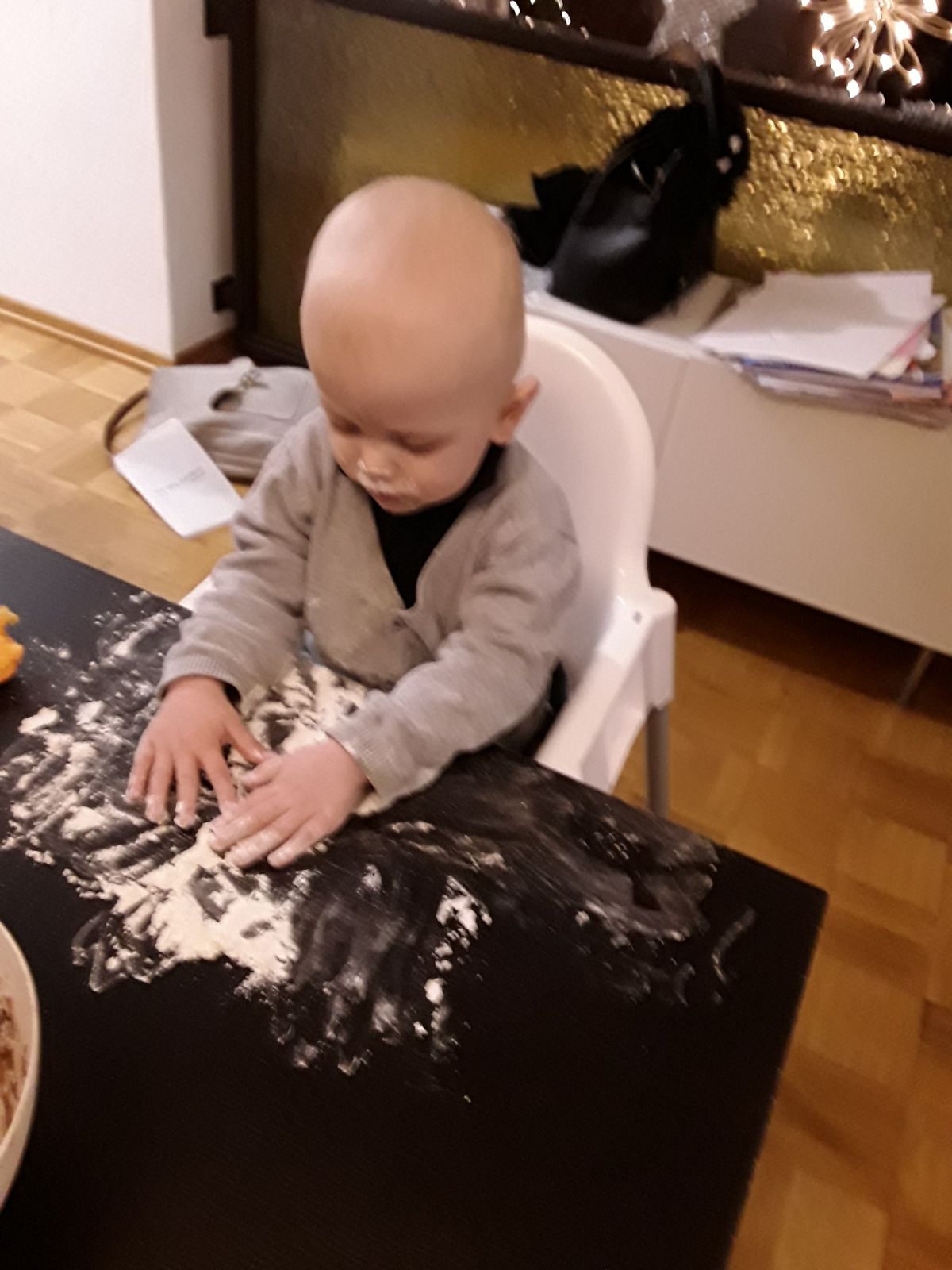 Unser erstes gemeinsames Backen
