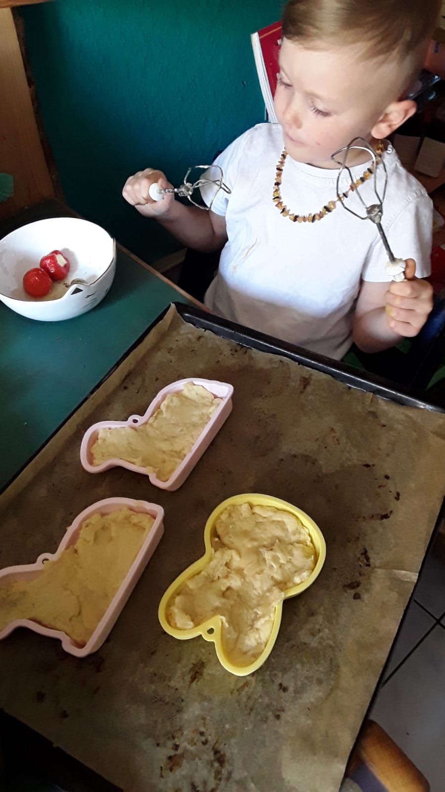 Plätzchen backen – die Hälfte vom Teig verschwand